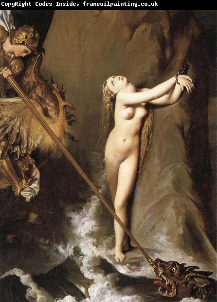 Jean-Auguste Dominique Ingres fRoger rescuing Angelique